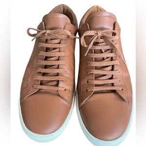 Oliver Cabell Low 1 Lion Men’s Sz US 12 EU 45 Brown Leather Sneaker Shoes Italy